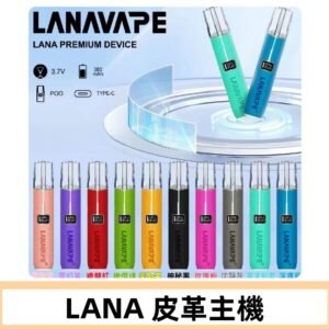 Lana皮革充電式主機 Lanavape電子煙霧化煙桿 液晶螢幕顯示電量