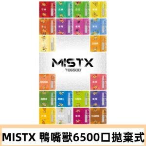 MIST X 鴨嘴獸6500口拋棄式電子煙#台灣現貨#